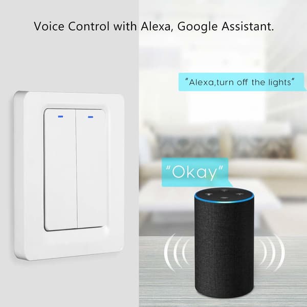 Smart switch - Wifi strömbrytare 2-polig