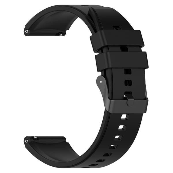 22 mm universaali hihna kellolle Black
