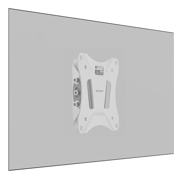 Compact and tiltable wall mount for tablets, white