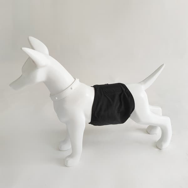 Behagelig og vaskbar hundeble Black XS