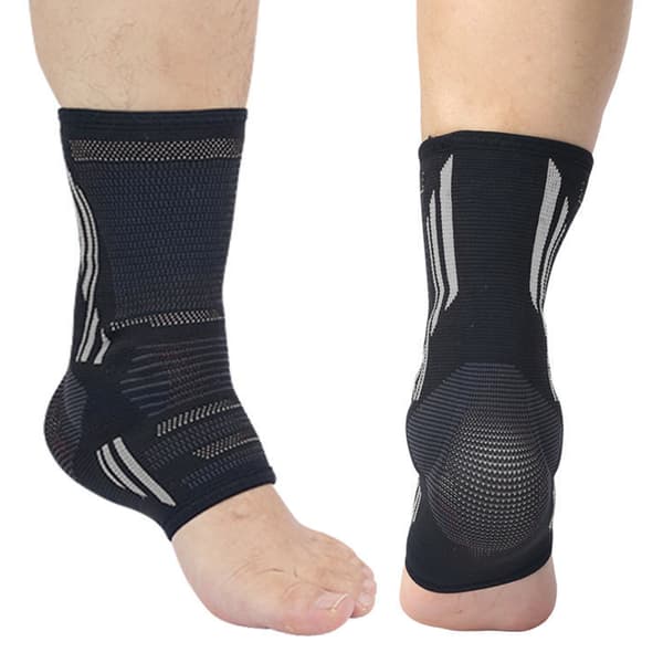 Kompressio nilkkatuki Black M