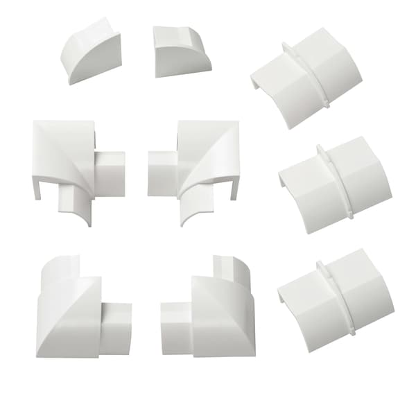 Adapterisetti Valkoinen 22x22mm