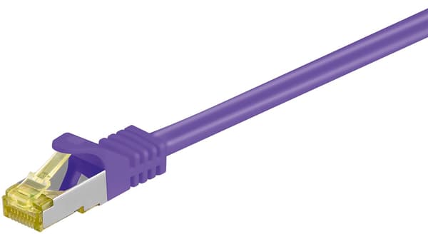 RJ45 patchkabel S / FTP (PiMF), med råkabel CAT 7,