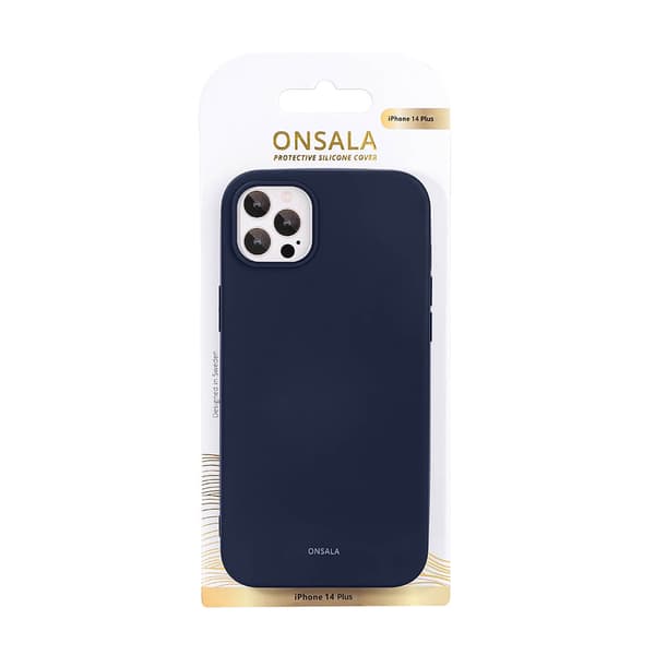 Backcover Silicone iPhone 14 Plus 6,7" Dark Blue