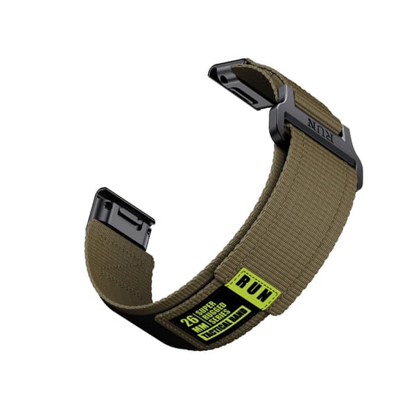 Garmin Fenix 8 nylonrem Green 26 mm