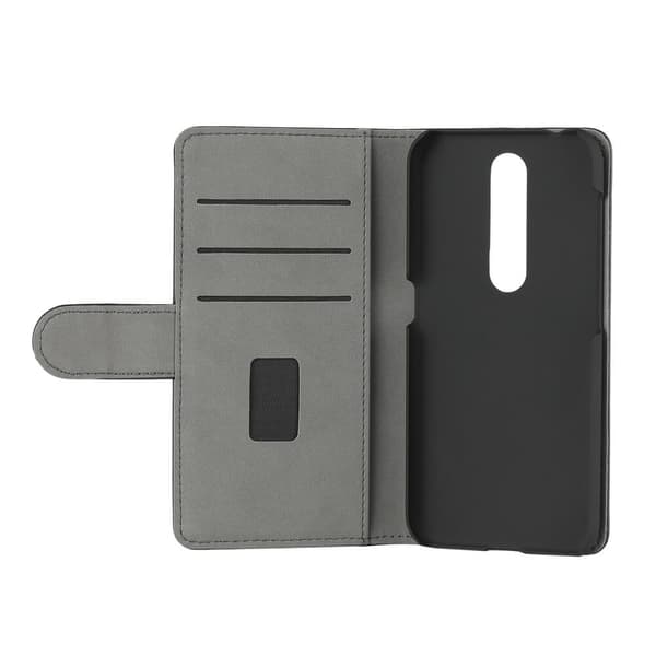 Mobilcover med 3 kortpladser, sort - Nokia 4.2