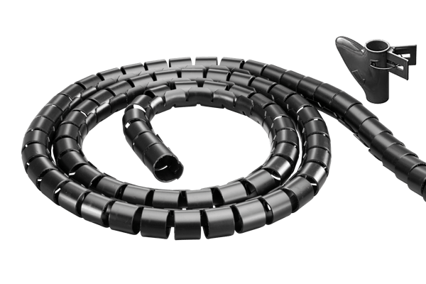 Nylon wire tube, 25mm diameter tool included, 2.5m, black