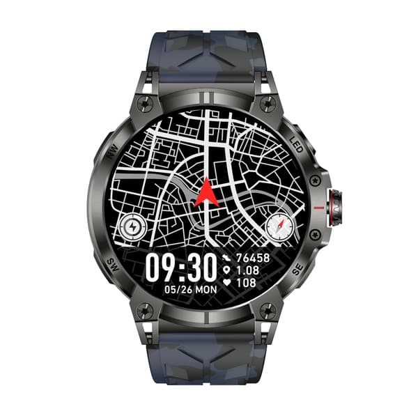 Multifunktionell Smartwatch med Bluetooth-samtal, Hälsomätning och Anpassningsbara Urtavlor Blue