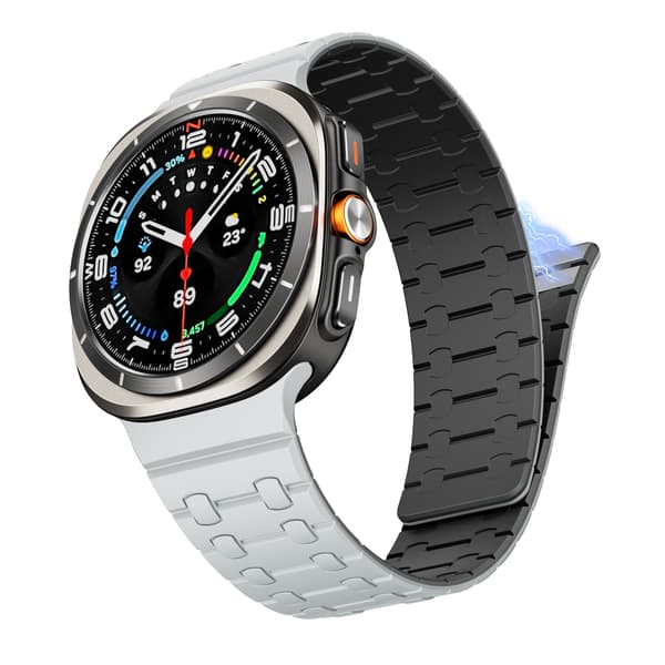 Samsung Ultra AP magnetisk urrem Grey+Black