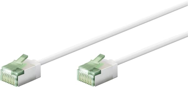 Ultraflexibel patchkabel CAT 8.1, slim, U/FTP, vit
