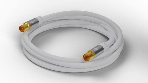 TV-antennekabel (135 dB), 4x skjermet