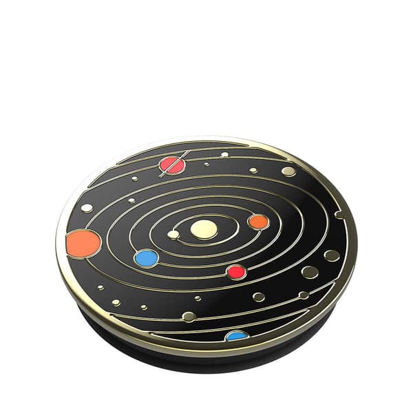 PopGrip PREMIUM Enamel Solar flare Black