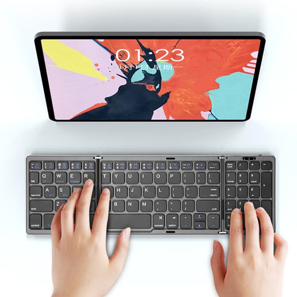 Foldbart Bluetooth-tastatur Black