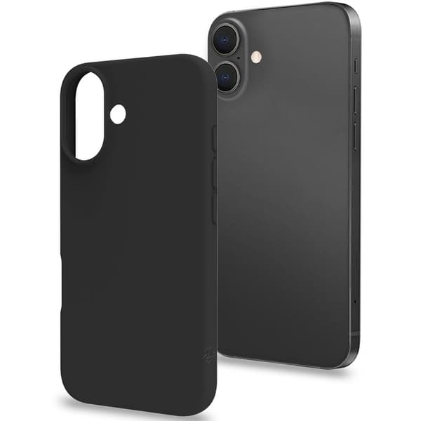 Cromo Soft rubber case iPhone 16 Svart