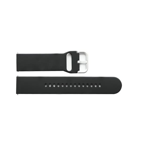 Svart silikonreim til Fitbit Versa 2/Lite