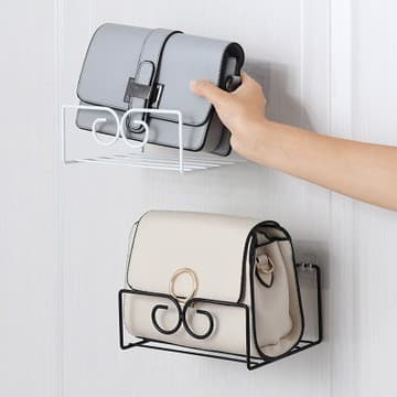 Veggmontert veskeholder White