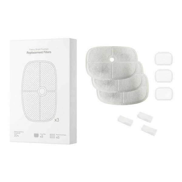 Ersättningsfilter + svamp + pumpsticka Petoneer (3 st)