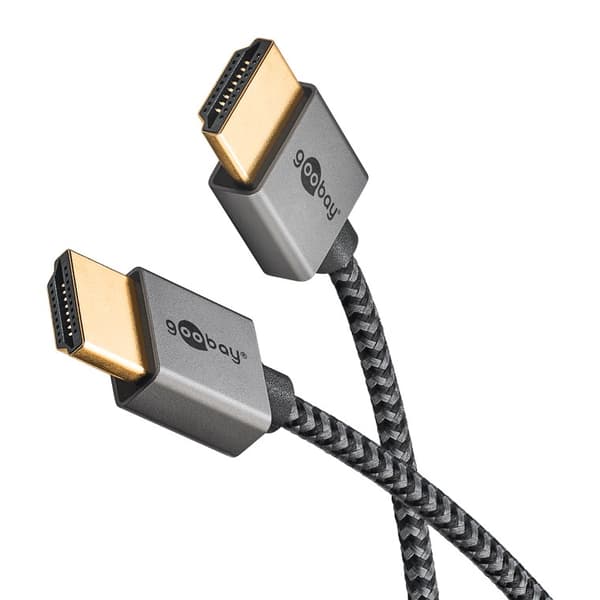 Slim höghastighets HDMI™-kabel med Ethernet