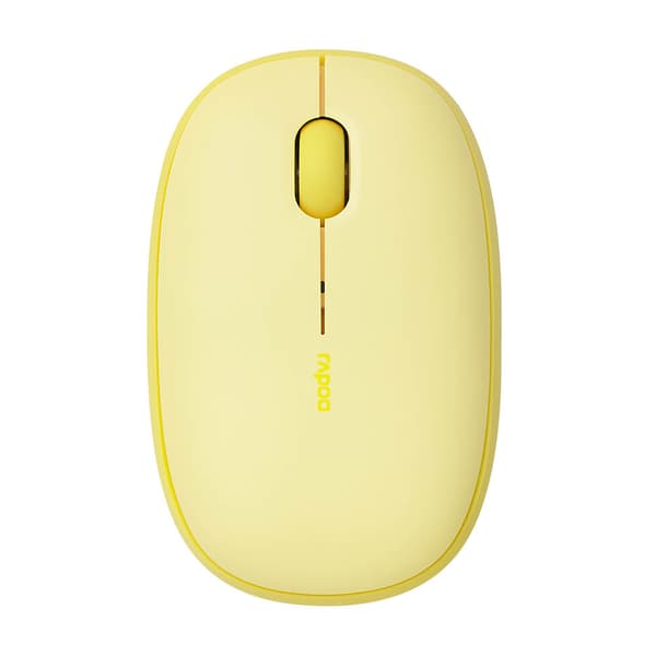 Mus M660 Trådløs Silent Multi-Mode Gul