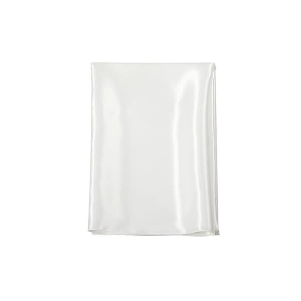 Elegant Polyester Satin Dug til Fester, Bryllupper og Begivenheder White
