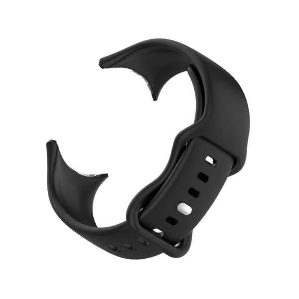 Silikoninen ranneke Google Pixel Watch 3 -älykellolle (45 mm) Black