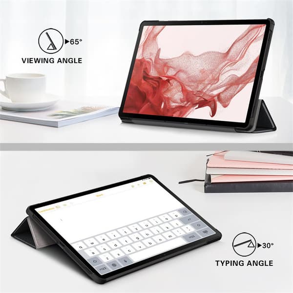 Samsung Galaxy Tab S5E-deksel: Tri-fold Stativ Beskyttende Deksel