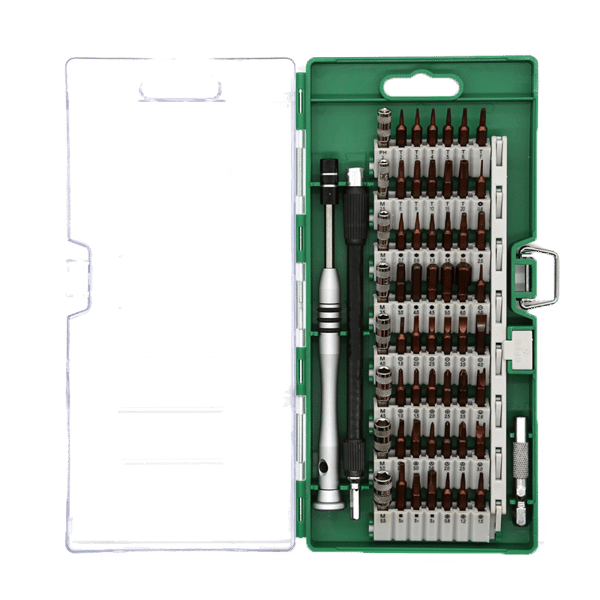 Smartphone Repair Kit, 58 pcs, Precision CRV, green