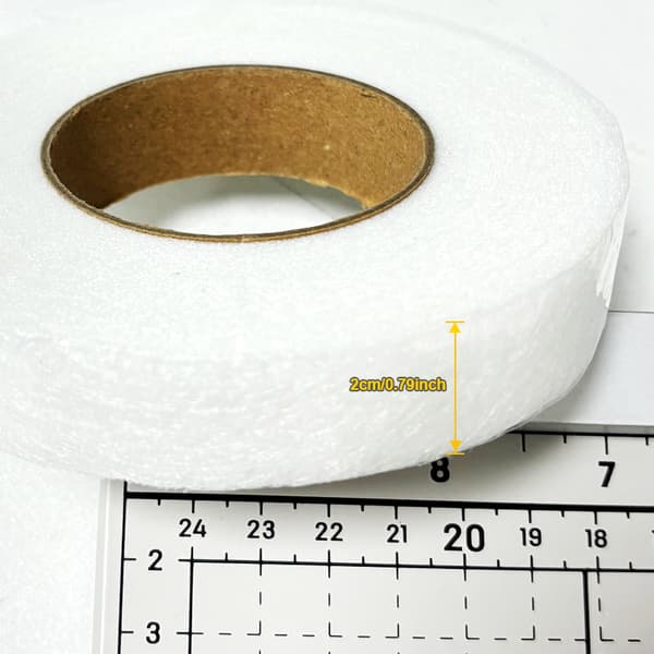 Strykbar kantbånd 64 m 2 cm