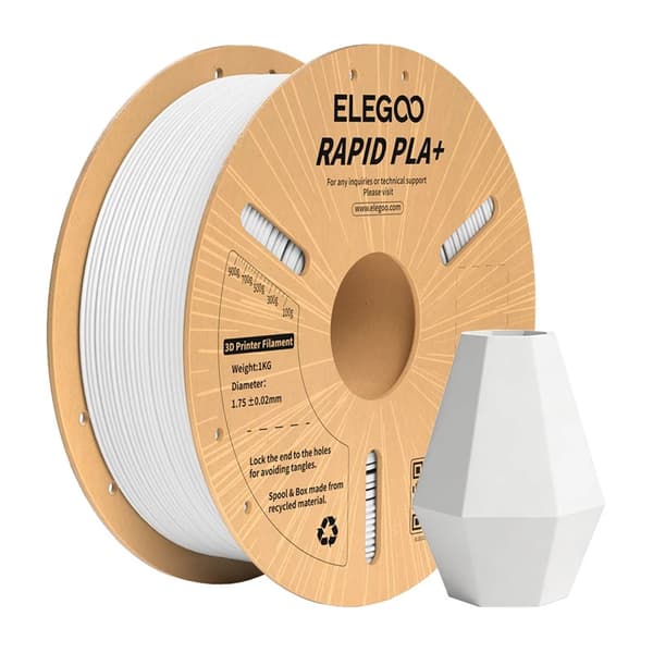 ELEGOO Rapid PLA+ -filamentti (valkoinen)