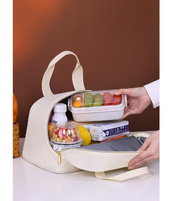 Eristetty lounaskassi työhön Beige