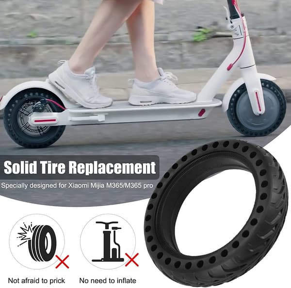 Punkteringssäkra Däck till Xiaomi Elscooter, 2-pack