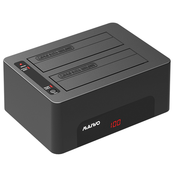Two bay HDD/SSD docking station USB 3.1 Gen 1 USBA 5 Gbps