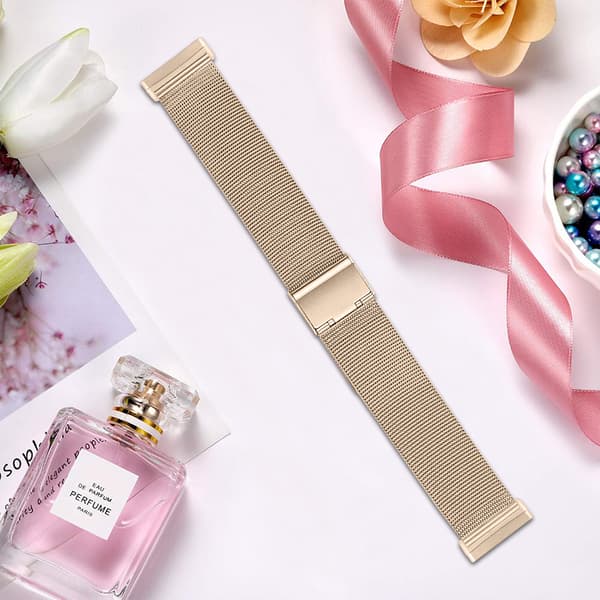Fitbit Versa 3 / Sense rannekoru ruostumaton teräs kulta