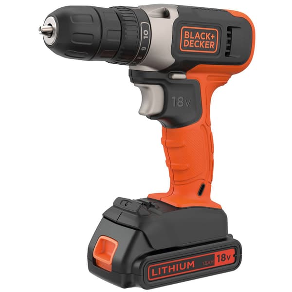 Drill/driver med 18V Lithium-ion 1,5AH
