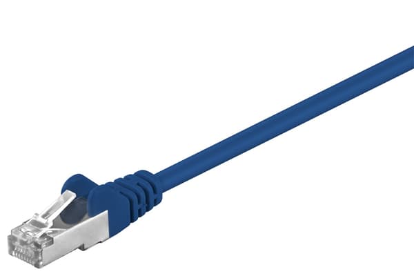 Patchkabel CAT 5e, F/UTP, blå, 15 m