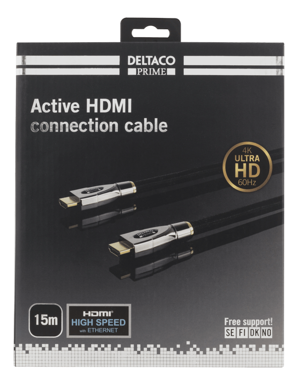 PRIME active HDMI cable 15m embroidered HDMI High Speed  Eth