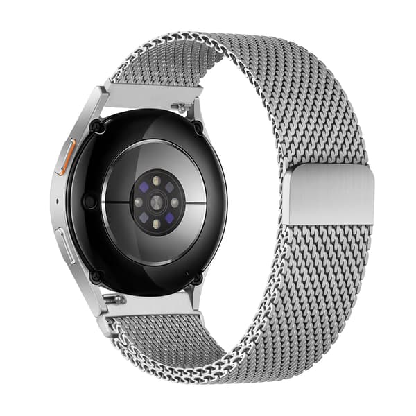 Milanese Loop Klockarmband för Smartklockor Silver 22 mm