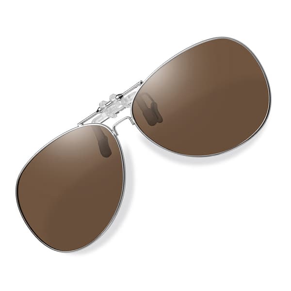 Clip-on Solglasögon - Polariserade Körglasögon Brown