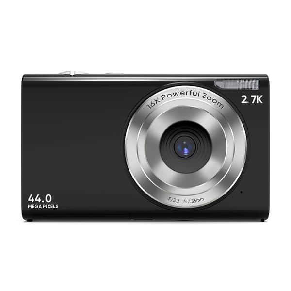 Digitalkamera 2,7K / 44MP / 16x zoom, sort