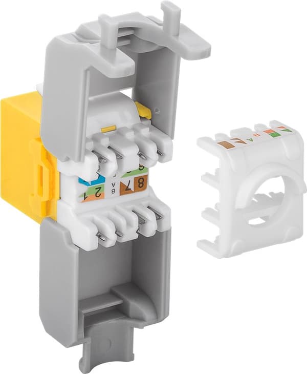 Keystone-moduuli RJ45 CAT 6A, UTP
