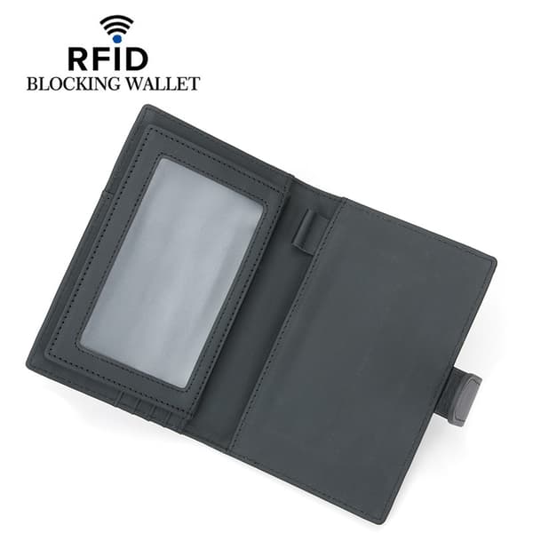 Äkta Läder RFID Passfodral - Säker Reseplånbok