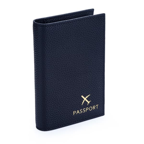 Ylellinen ohut passinpidike Black
