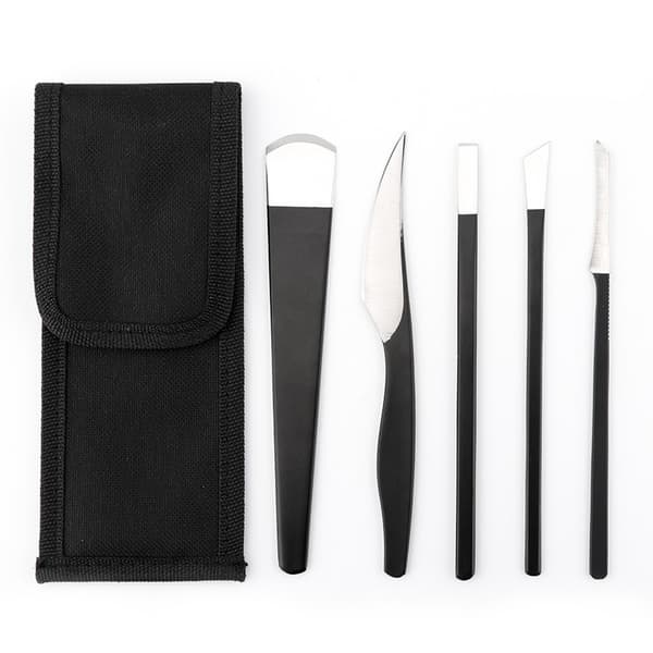 Pedicure knivsæt, 5-pak Black