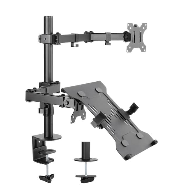 Skärmfäste med laptop-arm Flex