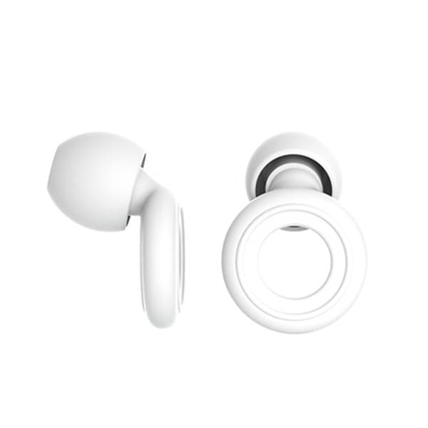 Brusreducerande öronproppar med fodral White
