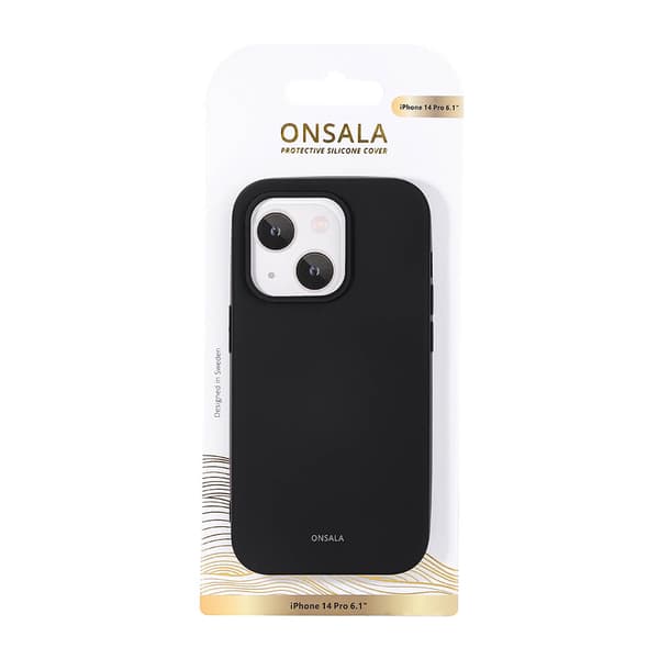 Mobilskal Silikon Black - iPhone 14 Pro