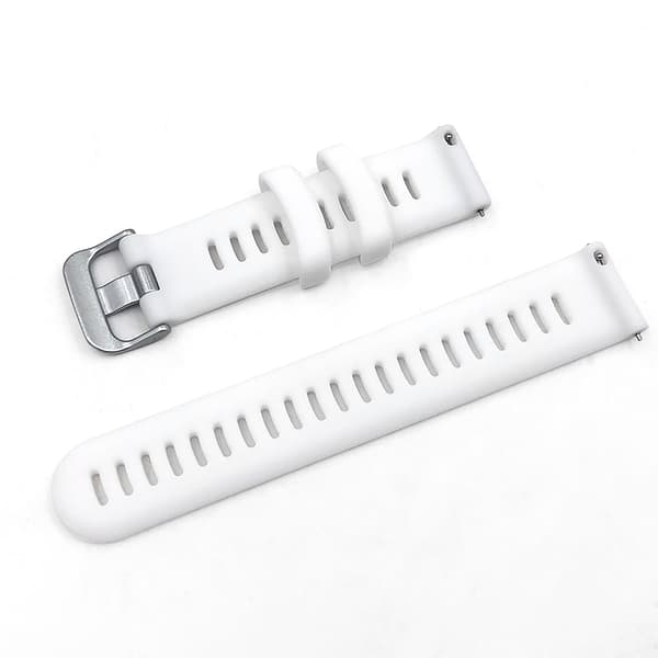 Urrem til Garmin Forerunner 245 Silikone White Garmin Forerunner 245 20 mm