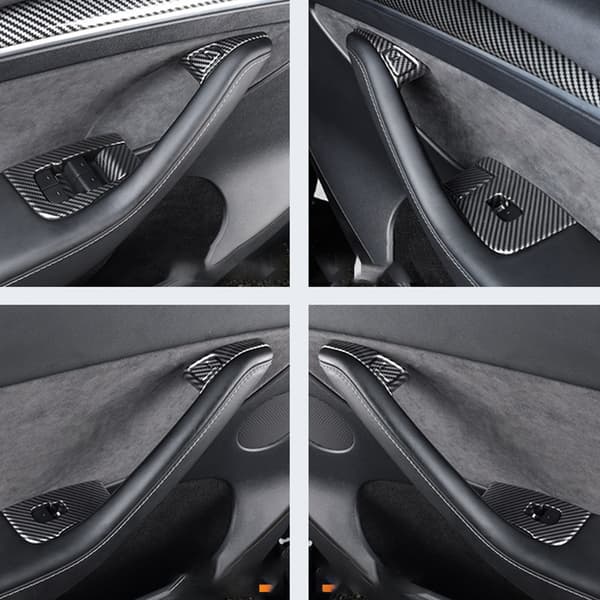 Tesla Model 3/Y Vindusløftepanel Trimsett (14 stk)