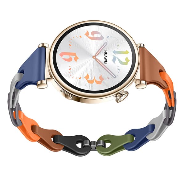 Silikone urrem til Huawei GT5/4 - 18mm Multicolor1