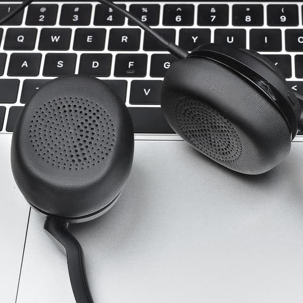 Udskiftnings ørepuder til Jabra Connect 4h - Sort (2 stk)